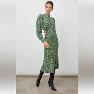 RAILS Carmel‎ Abstract Garden maxi dress size XS.